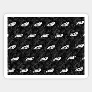 Plague Doctor Pattern Magnet